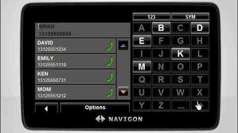 Copying Your Phone Book - NAVIGON Video Tutorial