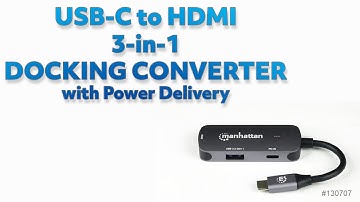 USBC to HDMI Docking Converter