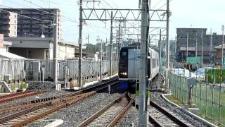 名鉄2000系2004F+2009F ミュースカイ 太田川通過(HD MH有)
