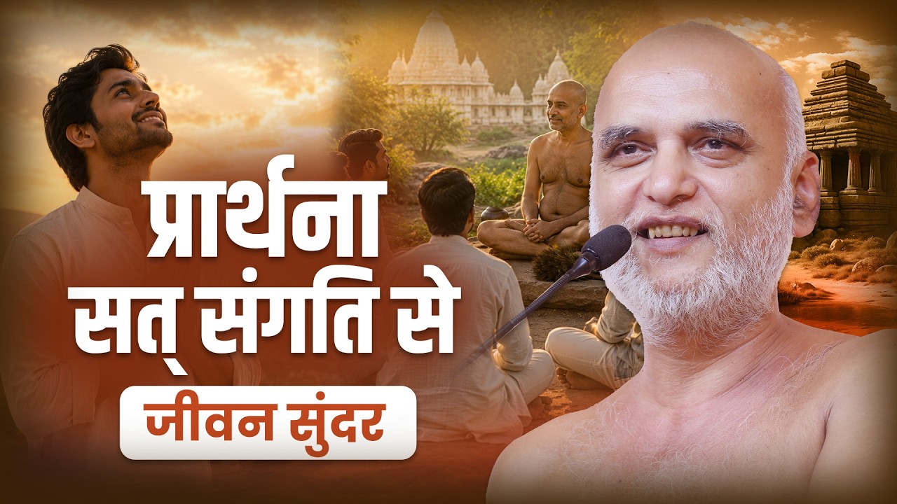 प्रार्थना - सत् संगति से जीवन सुंदर | 07 July 2026 | Muni Veersagarji Maharaj #veersagarji 
