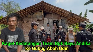Terkejut ❗️Team Bapak Bayu Andika Melihat Kondisi Gubug Abah Udin Seperti Keluar Dari Gua