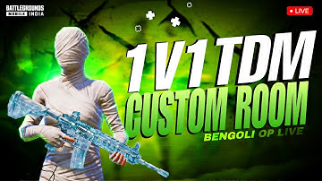 BGMI LIVE 1v1 TDM ROOMS | BGMI 4.0 UPDATE LIVE 🔥 #bgmilive #shortslive #gaming #shorts #1v1challenge