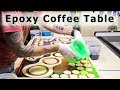 DIY Epoxy Resin Coffee Table | Crop Circle Table 👽