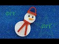 🎄 DIY 🎄 Снеговик из фоамирана своими руками 🎄  Christmas tree decoration 🎄Adornos navideños