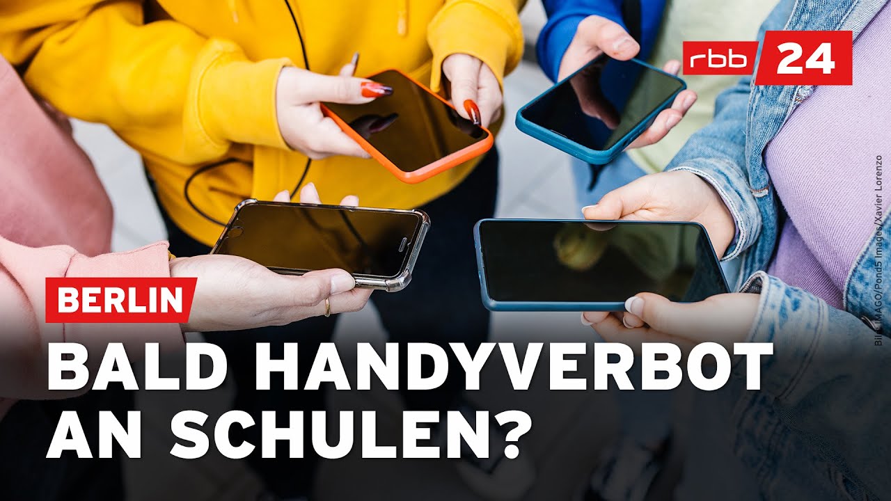 Berliner Jugendstadträte fordern Handyverbot an Schulen - YouTube
