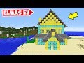 ELMAS AĞAÇ'DAN EV YAPTIK !! 😱 Minecraft