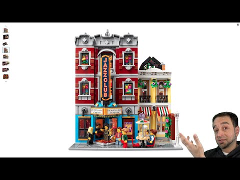 LEGO Icons Modular Jazz Club official reveal! 10312 with Pizzeria & 3 floors