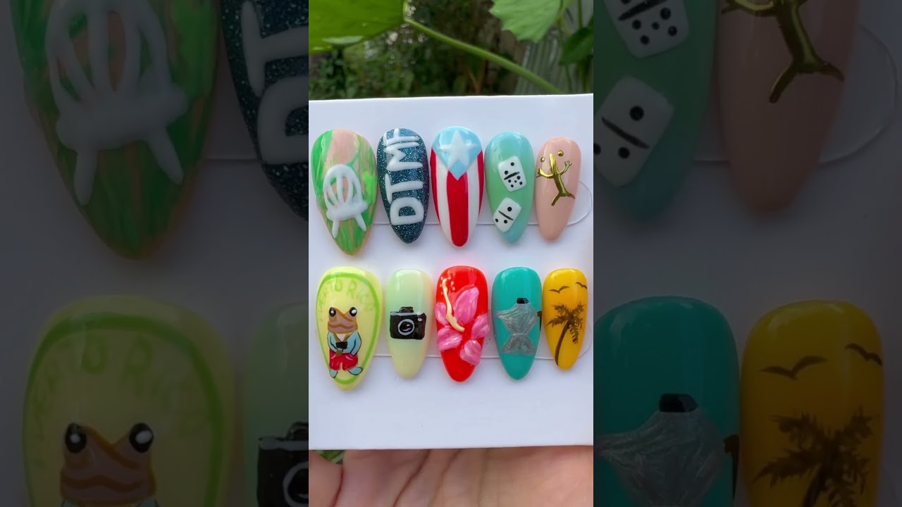 Bad Bunny nails 💅 