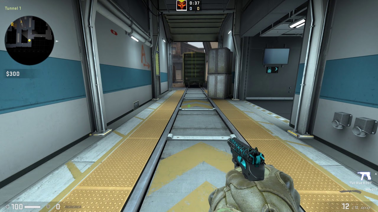 CS-GO CZ Polymer full blue - YouTube