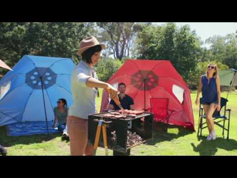 Sport-Brella XL Instant Outdoor Family Shelter Umbrella on QVC