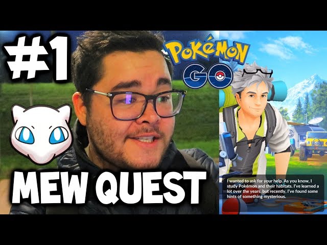 QUEST TO MEW #1 - Pokémon GO *RESEARCH* Gameplay Release & Mew