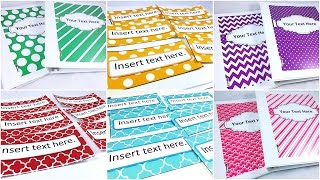 Editable Color Scheme Classroom Decor Kits