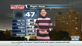 Yolanda Villarreal's Weather Report on KGNS Laredo (February 2022)
