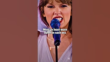 Most VS least worn outfit in each era | DaylightSwiftie #swiftie #taylorswift #shorts #fyp