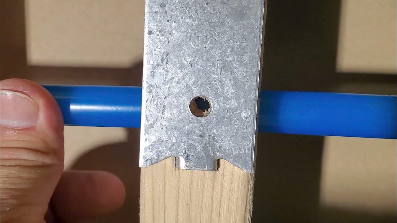 PEX Pipe Hole Repair. Ремонт дырки в трубе PEX YouTube