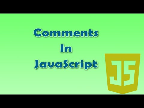 3. Comments in JavaScript