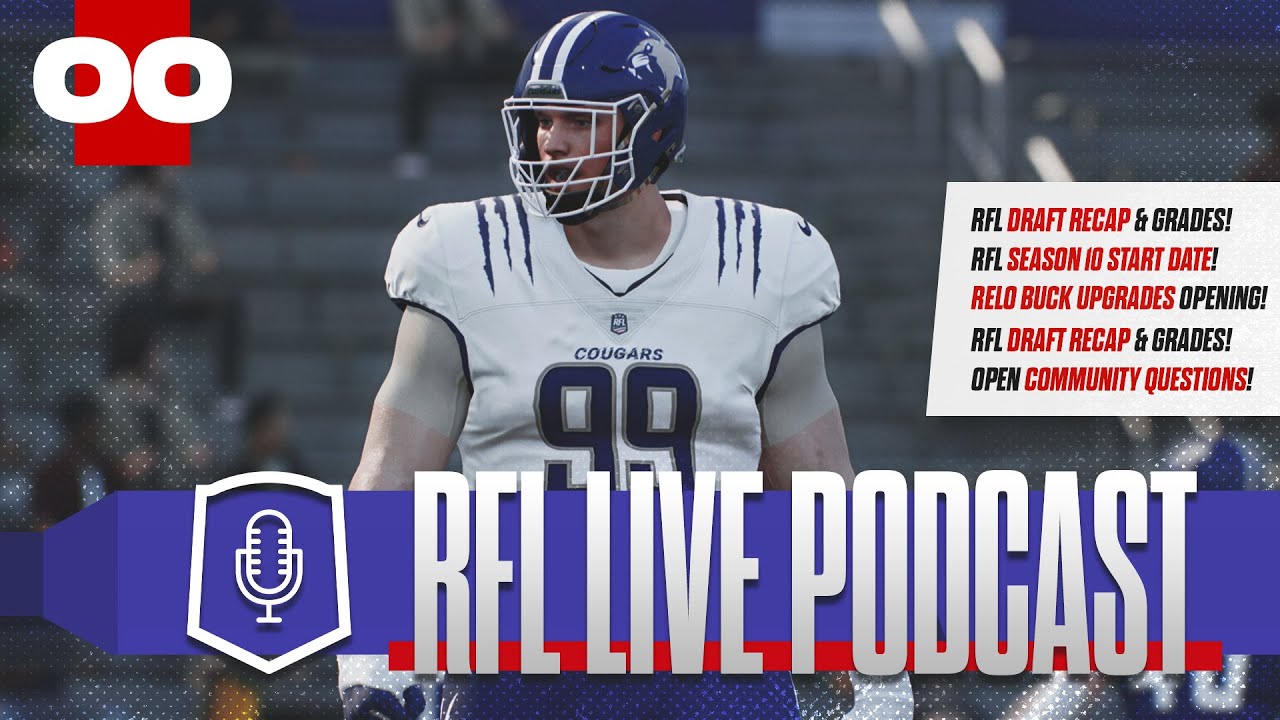 RFL Live Ep. 0 - Season 10 Draft Recap & Start Date! | Madden 26 Teambuilder Franchise!