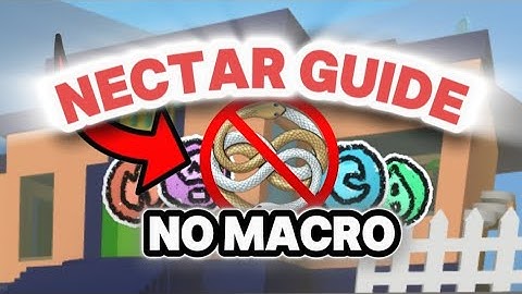 Ultimate no macro nectars guide for bss!