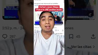 Rafael López Aliaga contra la ONPE Y JNE