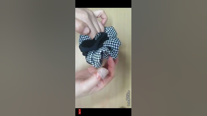 191 세상쉬운 곱창밴드 손바느질로 뚝딱! 반반 헤어밴드 DIY 슈슈헤어밴드 겨울용원단 스크런치 scrunchie #shorts