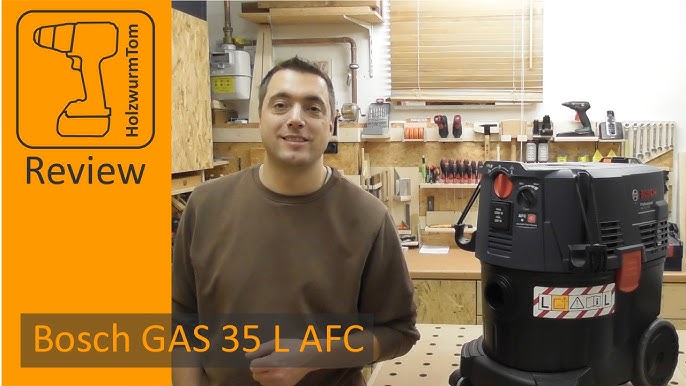 Test BOSCH : Aspirateur de chantier GAS 35 L AFC Professional