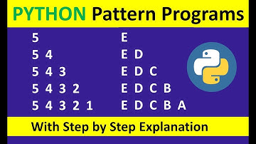 Printing Numbers & Alphabets in Right Angle Triangle in descending order| Pattern Program | Part-5 |