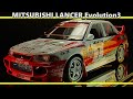 MITSUBISHI LANCER Evolution3 / Hasegawa 1/24 / Tommi Makinen / Scale Model / full build / ASMR