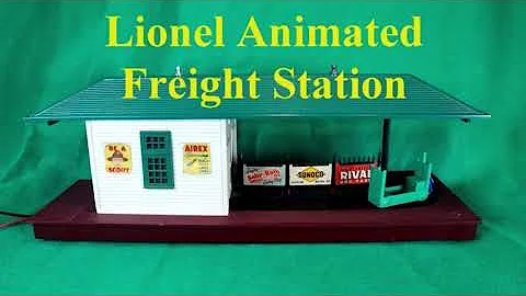Demo of Lionel Operating Freight Station