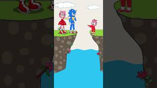 Inversion Version Sonic does everything to save baby Amy! | 😢 #shorts