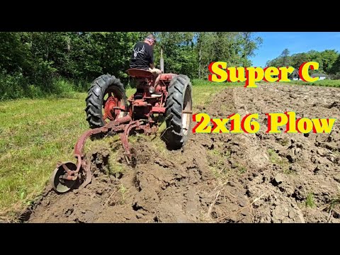First Field Work for the Farmall Super C
