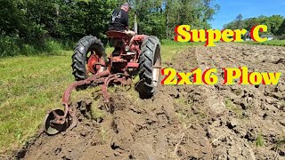 First Field Work for the Farmall Super C