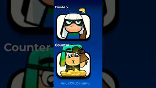 Emote vs Counter #emote #clashroyale