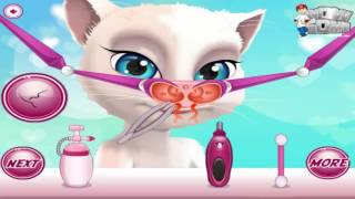 Talking Angela nose doctor Baby Game screenshot 5
