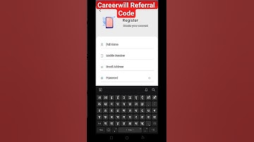Careerwill Referral Code- SIMA97070260 || Careerwill app ka referral code kya hai 2025 #careerwill