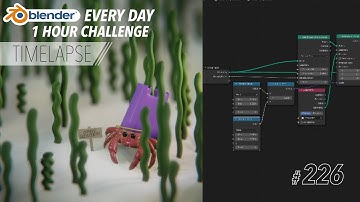 Make a Seaweed Garden with Geometry Nodes - Blender Every Day #226