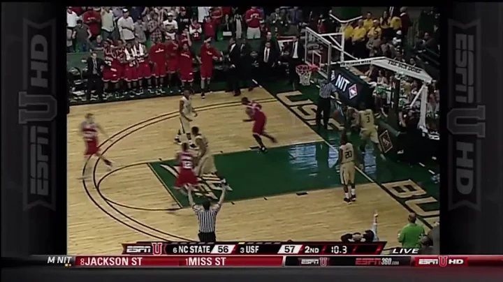 2010 NIT 1st Round: Richard Howell defeats South F...