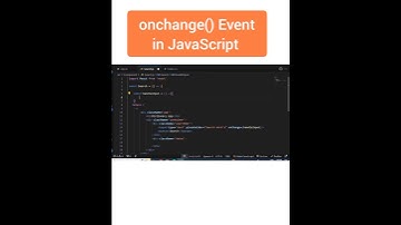 onChange() Event in JavaScript #shorts #javascript