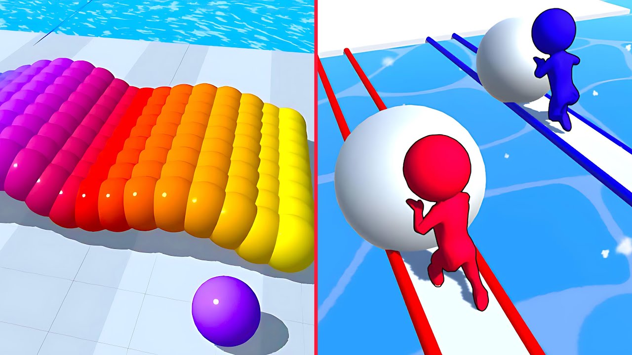 Canvas Run Vs Snow Race 3D🌺🌺Max TikTok 111121 Levels Mobile Gameplay 