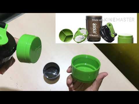 strauss-spider-shaker-bottle-500ml-un-boxing|-best-protein-shaker-bottle-in-india|-leak-testing|