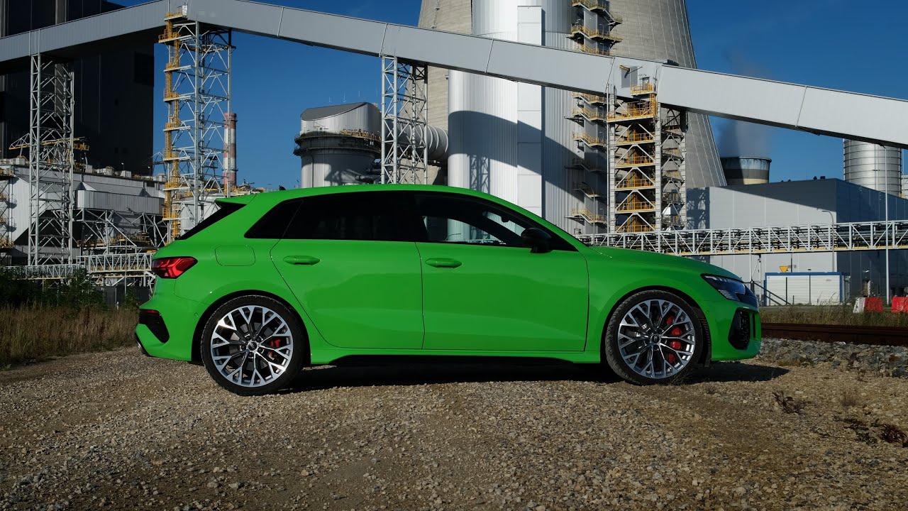 Drone Shots, Acceleration, Engine Sound ! Audi RS3 8Y Sportback YouTube