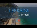 Drone above Lefkada and its beautiful beaches