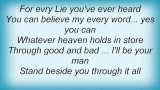 Keith Urban - Your The Only One Lyrics