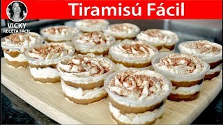 TIRAMISU FACIL | #VickyRecetaFacil