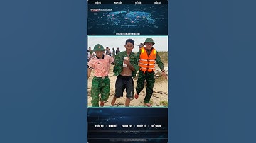 Cứu 10 ngư dân mắc kẹt! Bão lớn nhấn chìm tàu cá ở Quảng Trị