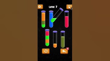 Sort Water 3D Sort Color Puzzle Level 7  [AmazonApps] #shorts #complete #level  #walkthroughs