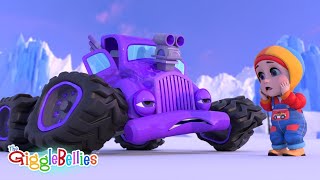 boo boo song monster trucks version nursery rhymes gigglebbellies