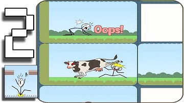 Stickman Puzzle - Rescue Me (WEEGOON) - Gameplay Walkthrough Part 2 All Levels 26-50