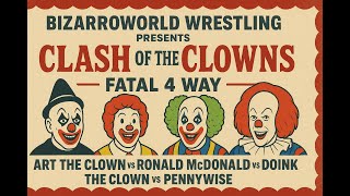 Clash of the Clowns - Fatal 4 Way - Art the Clown vs Ronald McDonald vs Doink the Clown vs Pennywise screenshot 2