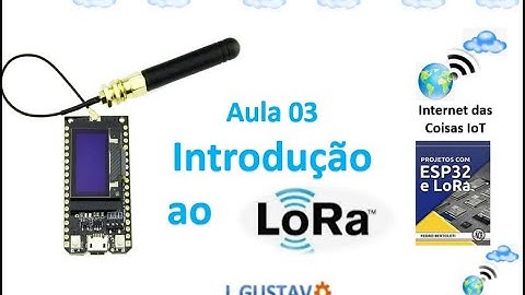 Aula 03 - Introdução ao LoRa - Livro ESP32 LoRa - IoT, IA e Robótica