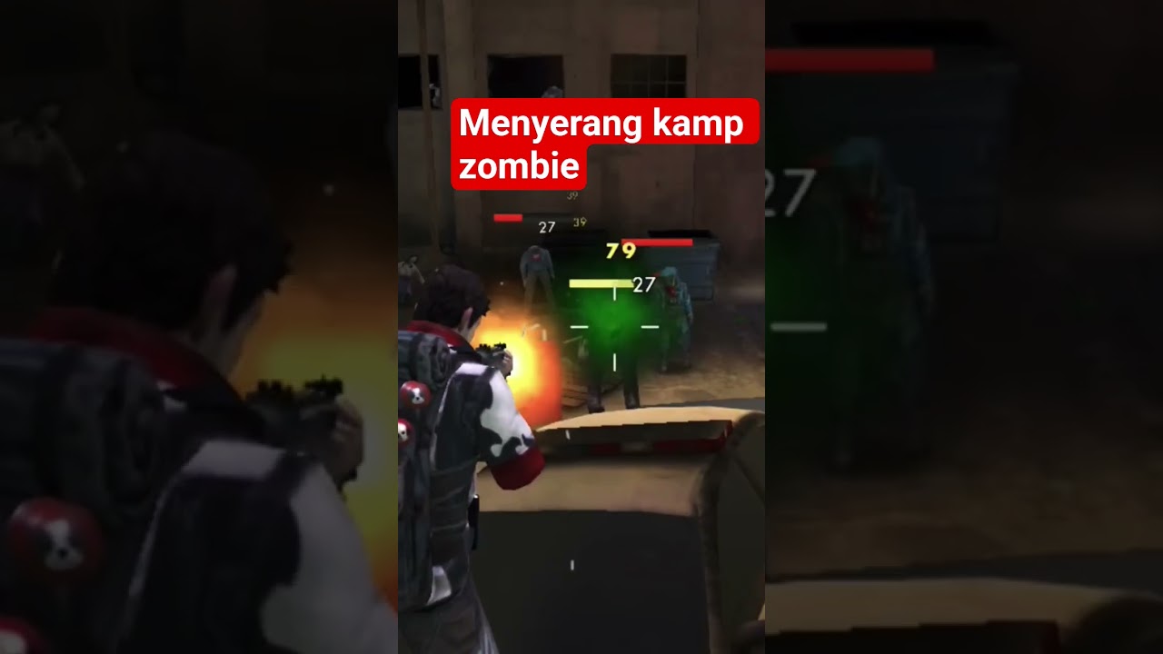 menyerang kamp zombie#games #zombie#perang#shorts